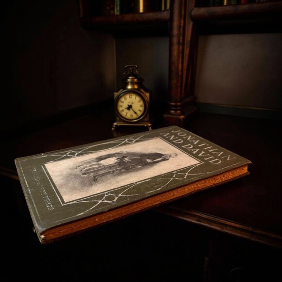 Antique Hardcover Book Jonathan And David By Elizabeth Stuart Phelps 1909  With - Picture 12 of 13